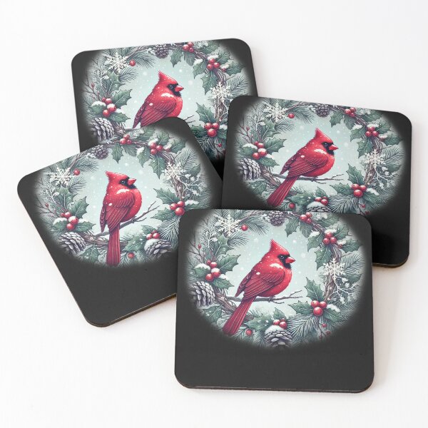 Item preview, Red Cardinal Bird Snowy Winter designed and sold by Cute & Sassy Custom Gifting Boutiques.