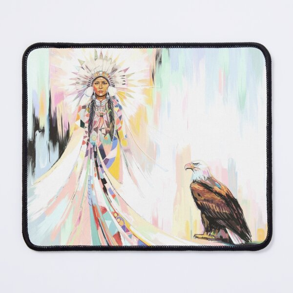 Item preview, Native American Woman And Eagle  designed and sold by JANA4446.