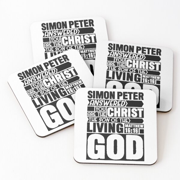 Item preview, Matthew 16:16 You are the Christ the Son of the living God designed and sold by plushism.