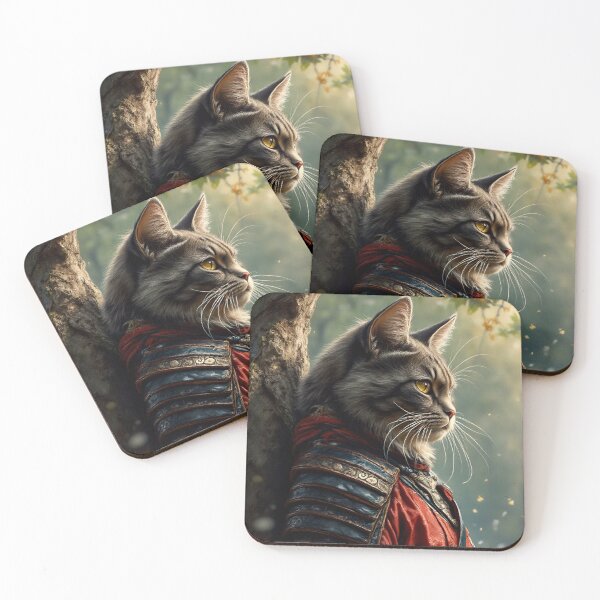 Item preview, Maine Coon Samurai In red Amore designed and sold by NPC-Trader.