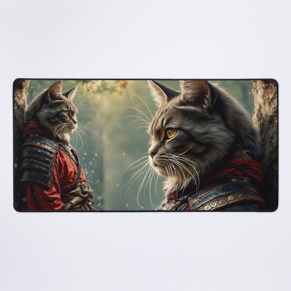 Item preview, Maine Coon Samurai In red Amore designed and sold by NPC-Trader.