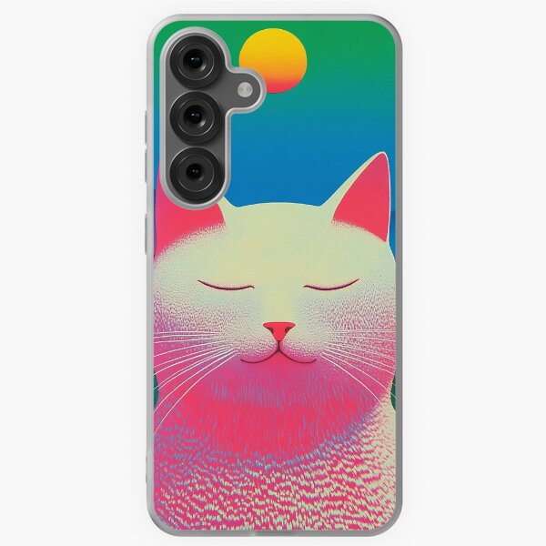 Copy of Geometric Colorful Cat Samsung Galaxy Soft Case