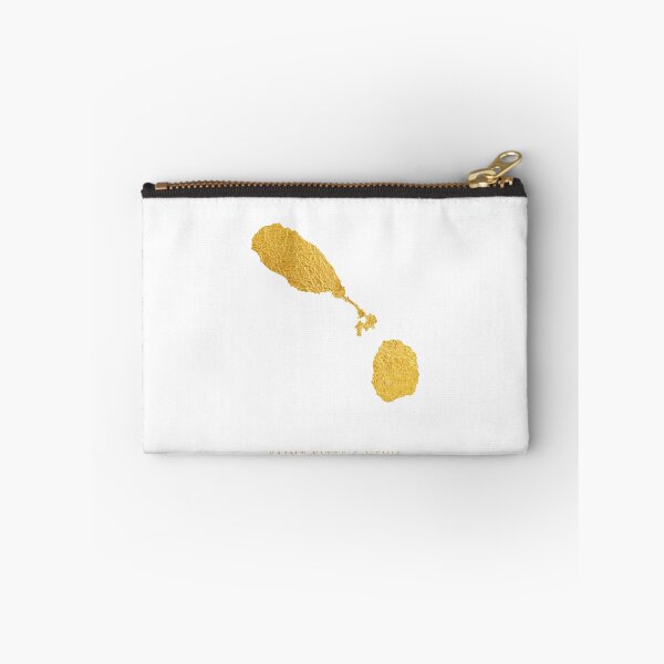 Item preview, Saint Kitts & Nevis Gold Map designed and sold by ArtPrints.