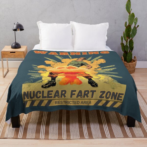 Item preview, Warning Nuclear Fart Zone! Funniest Farting  designed and sold by NikoDeeko.