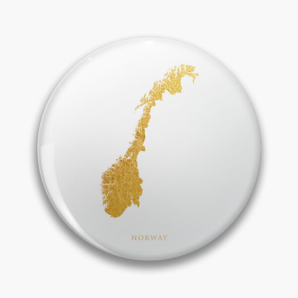 Item preview, Norway Gold Map designed and sold by ArtPrints.