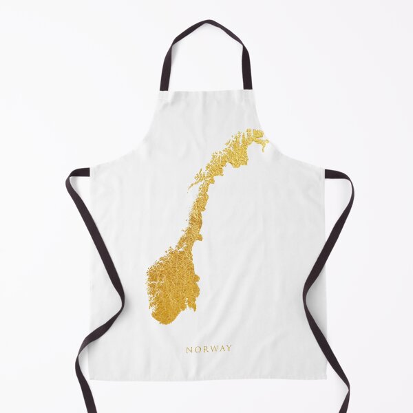Item preview, Norway Gold Map designed and sold by ArtPrints.