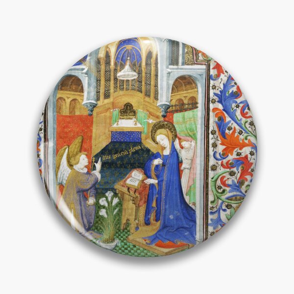 Item preview, Medieval illuminated codex. The Annunciation of the Virgin designed and sold by likiska.