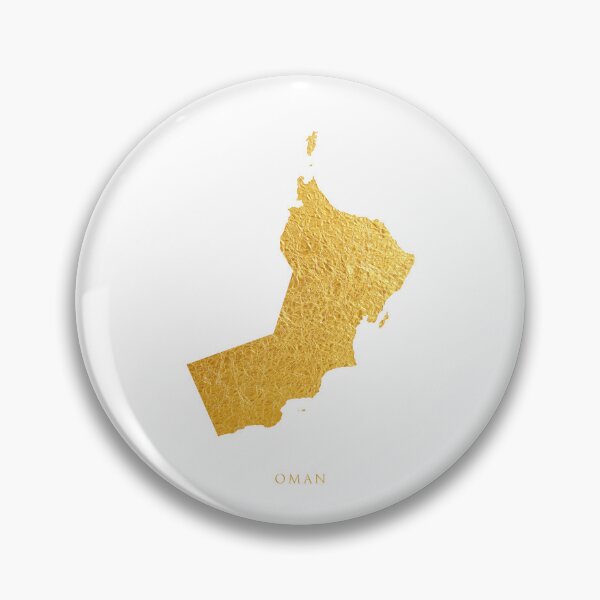 Item preview, Oman Gold Map designed and sold by ArtPrints.