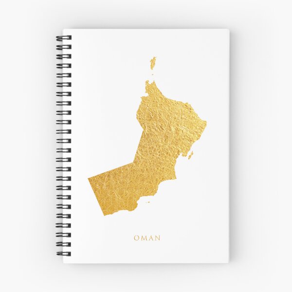 Item preview, Oman Gold Map designed and sold by ArtPrints.