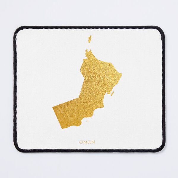 Item preview, Oman Gold Map designed and sold by ArtPrints.