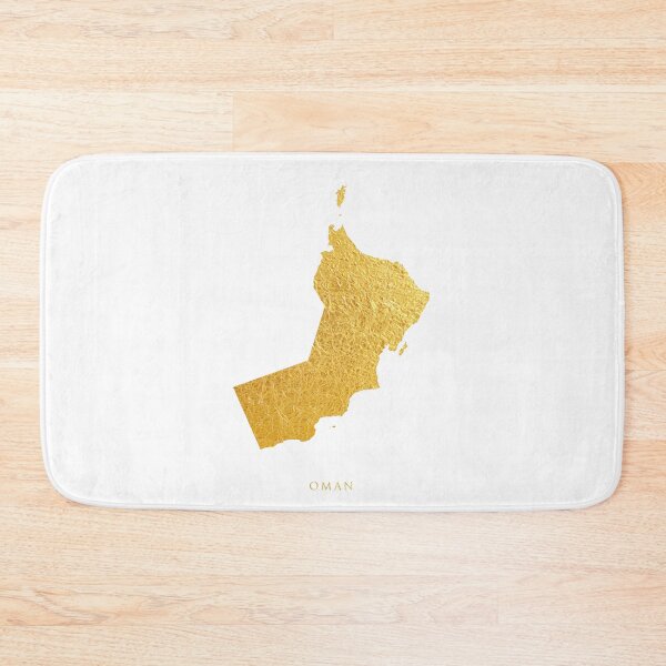 Item preview, Oman Gold Map designed and sold by ArtPrints.