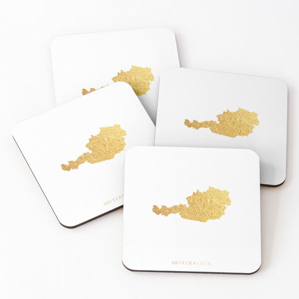 Item preview, Österreich Gold Map designed and sold by ArtPrints.