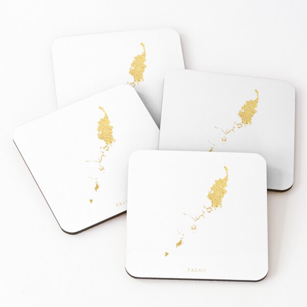 Item preview, Palau Gold Map designed and sold by ArtPrints.
