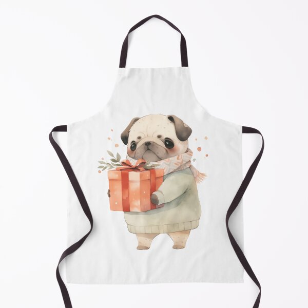Item preview, Winter Pug Surprise designed and sold by faraday0717.