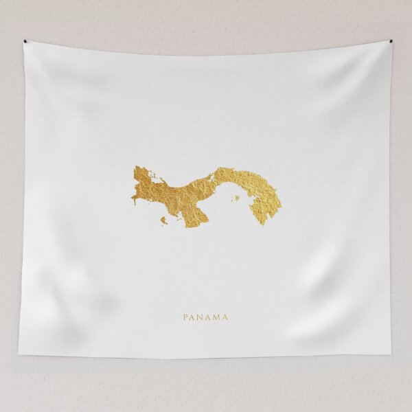 Item preview, Panama Gold Map designed and sold by ArtPrints.