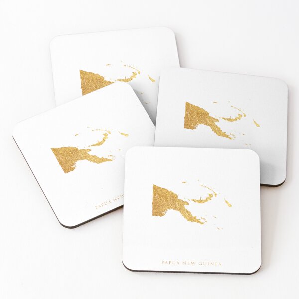 Item preview, Papua New Guinea Gold Map designed and sold by ArtPrints.