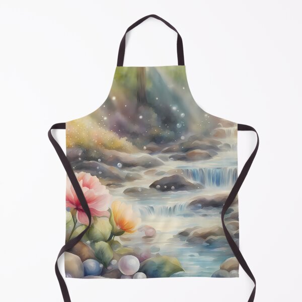 Item preview, Flowers and Pearls by Waterfall designed and sold by CalmnessbyChoice.