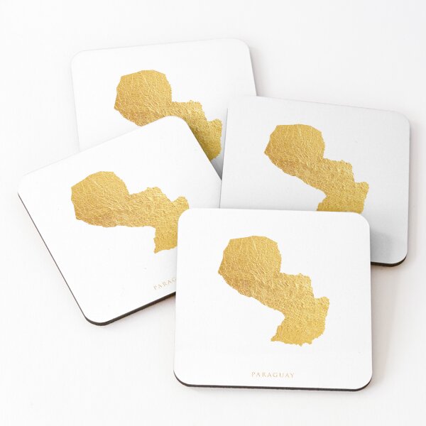 Item preview, Paraguay Gold Map designed and sold by ArtPrints.