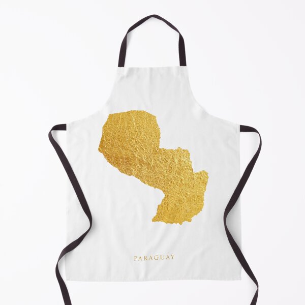 Item preview, Paraguay Gold Map designed and sold by ArtPrints.