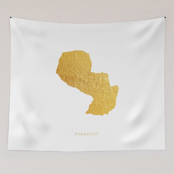 Item preview, Paraguay Gold Map designed and sold by ArtPrints.