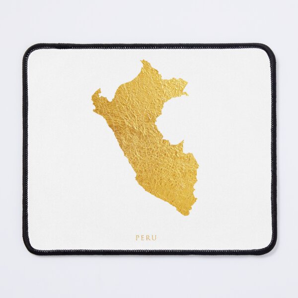 Item preview, Peru Gold Map designed and sold by ArtPrints.
