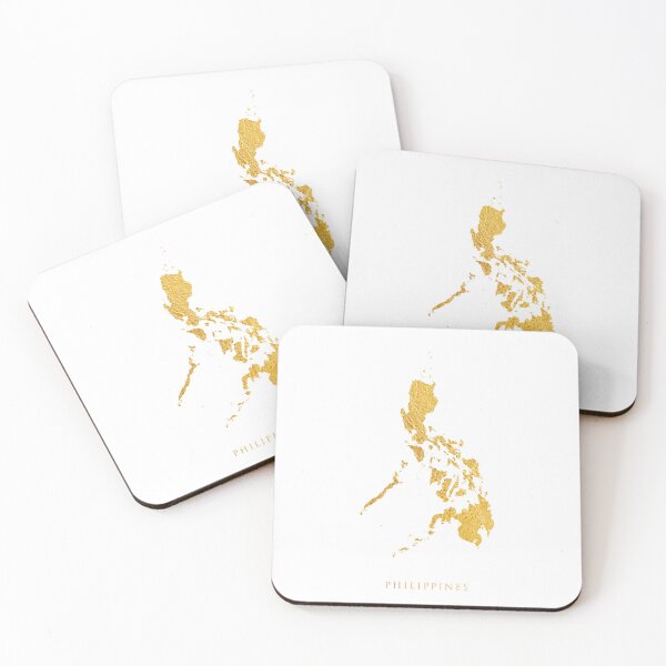 Item preview, Philippines Gold Map designed and sold by ArtPrints.