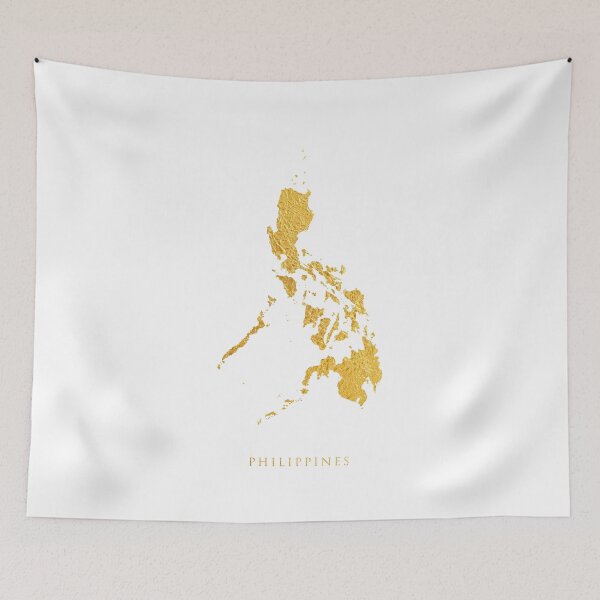 Item preview, Philippines Gold Map designed and sold by ArtPrints.