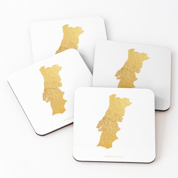 Item preview, Portugal Gold Map designed and sold by ArtPrints.