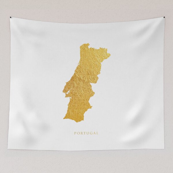 Item preview, Portugal Gold Map designed and sold by ArtPrints.