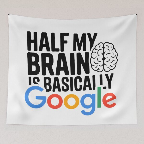 Item preview, Half my brain is basically Google designed and sold by CooperApe.
