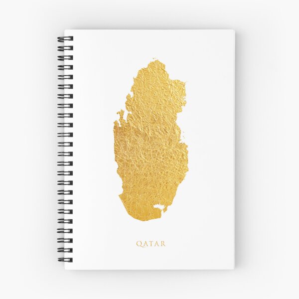 Item preview, Qatar Gold Map designed and sold by ArtPrints.