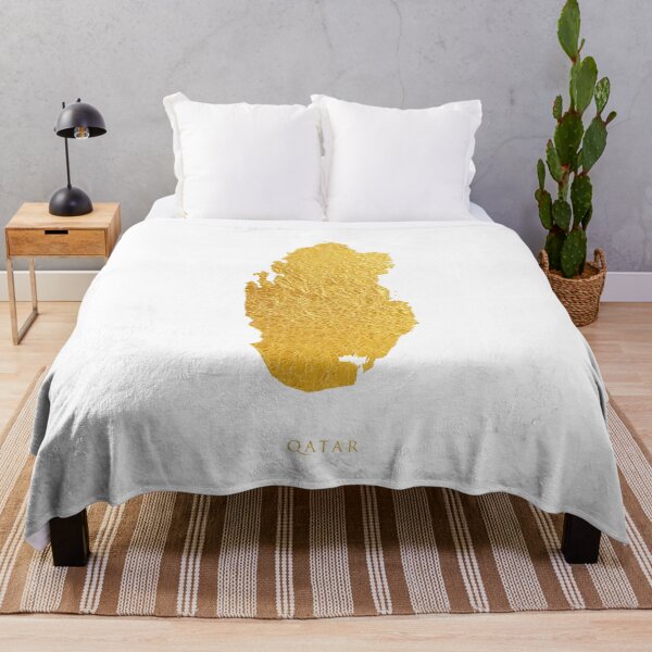 Item preview, Qatar Gold Map designed and sold by ArtPrints.
