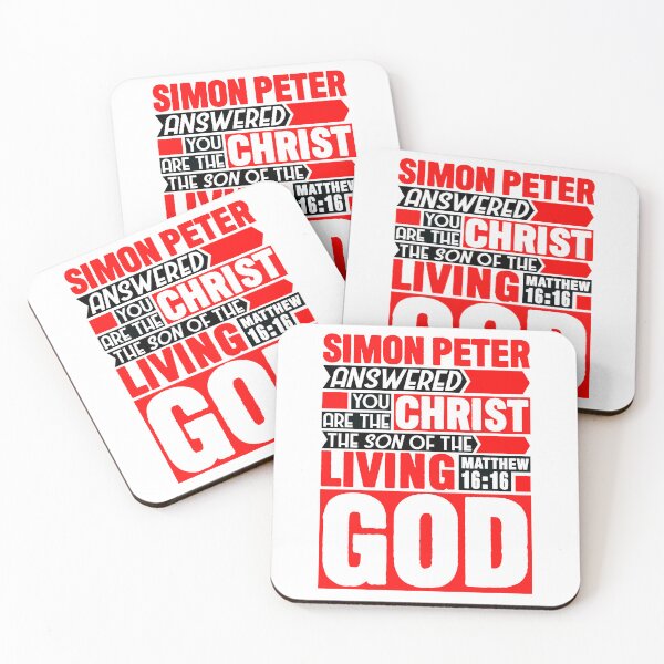 Item preview, Matthew 16:16 You are the Christ the Son of the living God designed and sold by plushism.