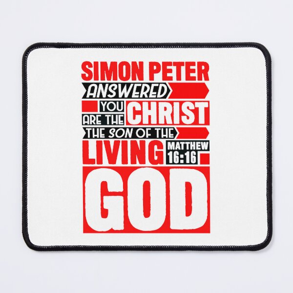 Item preview, Matthew 16:16 You are the Christ the Son of the living God designed and sold by plushism.