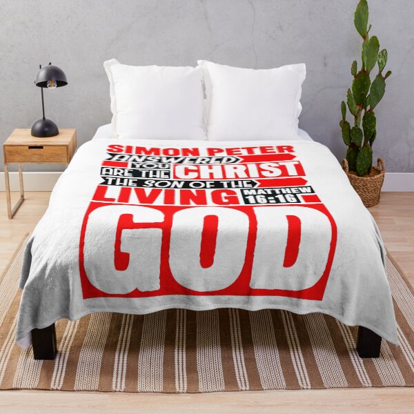 Item preview, Matthew 16:16 You are the Christ the Son of the living God designed and sold by plushism.