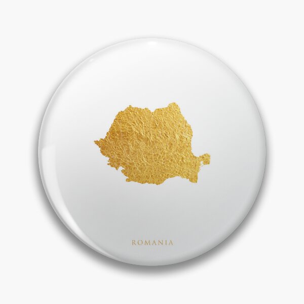 Item preview, Romania Gold Map designed and sold by ArtPrints.
