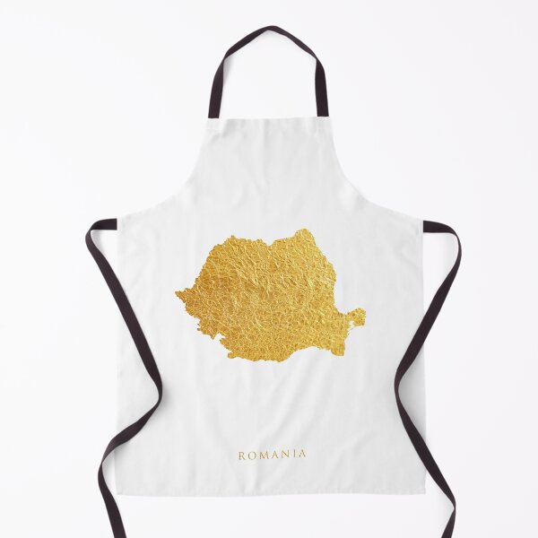 Item preview, Romania Gold Map designed and sold by ArtPrints.