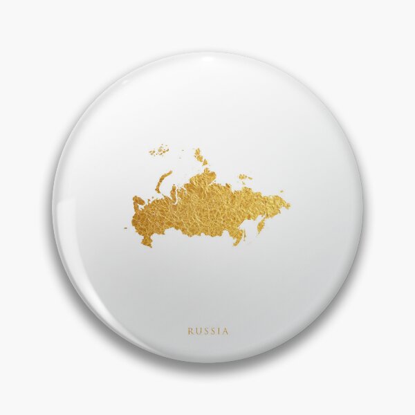 Item preview, Russia Gold Map designed and sold by ArtPrints.