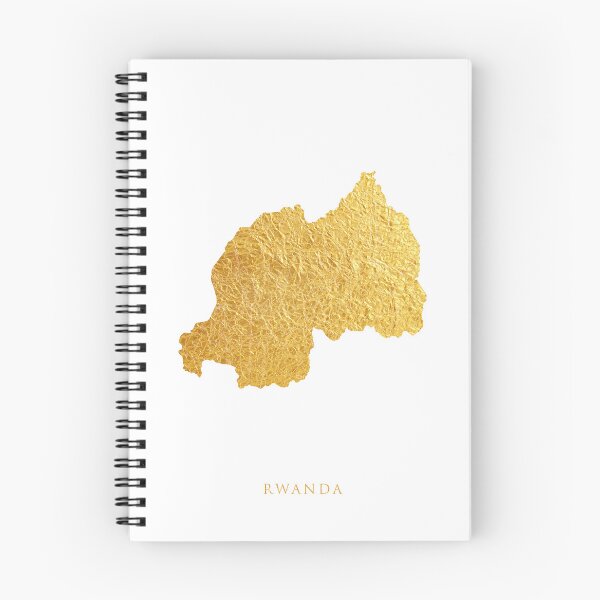 Item preview, Rwanda Gold Map designed and sold by ArtPrints.