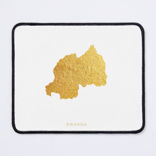 Item preview, Rwanda Gold Map designed and sold by ArtPrints.