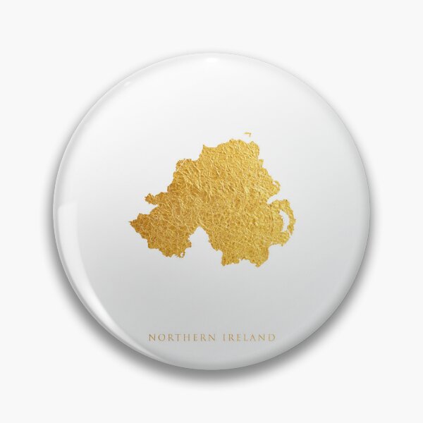 Item preview, Northern Ireland Gold Map designed and sold by ArtPrints.
