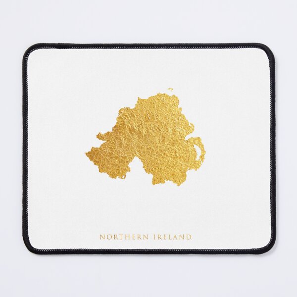 Item preview, Northern Ireland Gold Map designed and sold by ArtPrints.