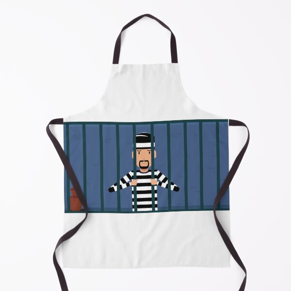 Item preview, a sad prisoner in jail designed and sold by warnepshop.