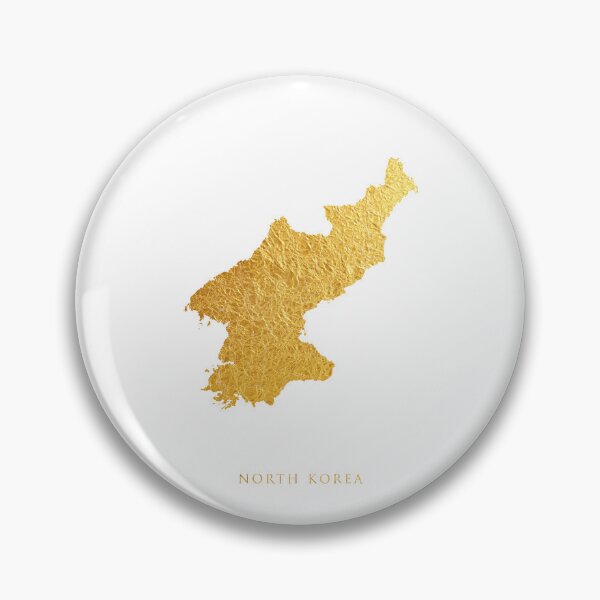Item preview, North Korea Gold Map designed and sold by ArtPrints.