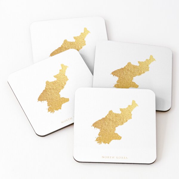 Item preview, North Korea Gold Map designed and sold by ArtPrints.