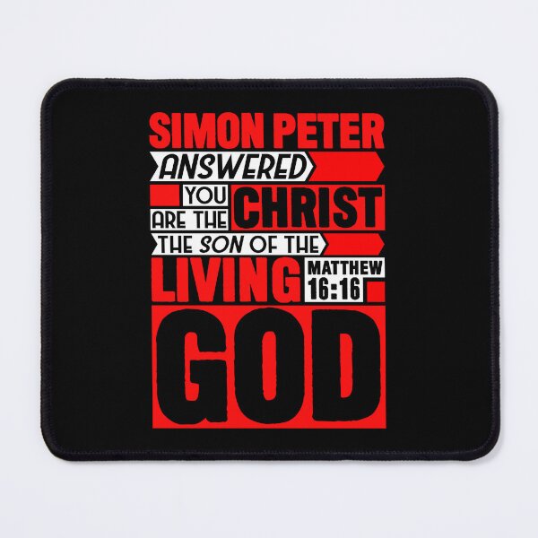 Item preview, Matthew 16:16 You are the Christ the Son of the living God designed and sold by plushism.