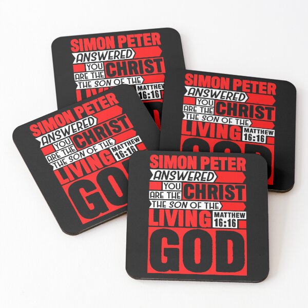 Item preview, Matthew 16:16 You are the Christ the Son of the living God designed and sold by plushism.