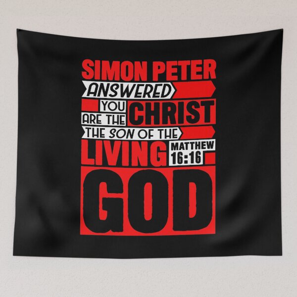 Item preview, Matthew 16:16 You are the Christ the Son of the living God designed and sold by plushism.