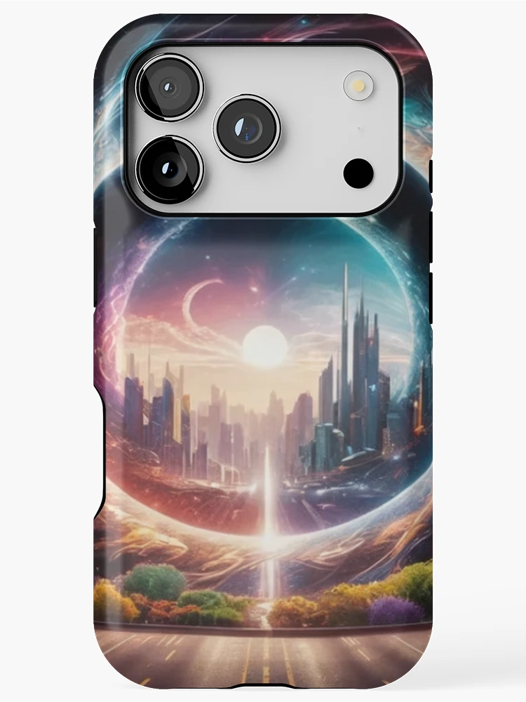 Thumbnail 1 of 4, iPhone Case, Dimensional Rift: Stargates designed and sold by eXtraHumans.