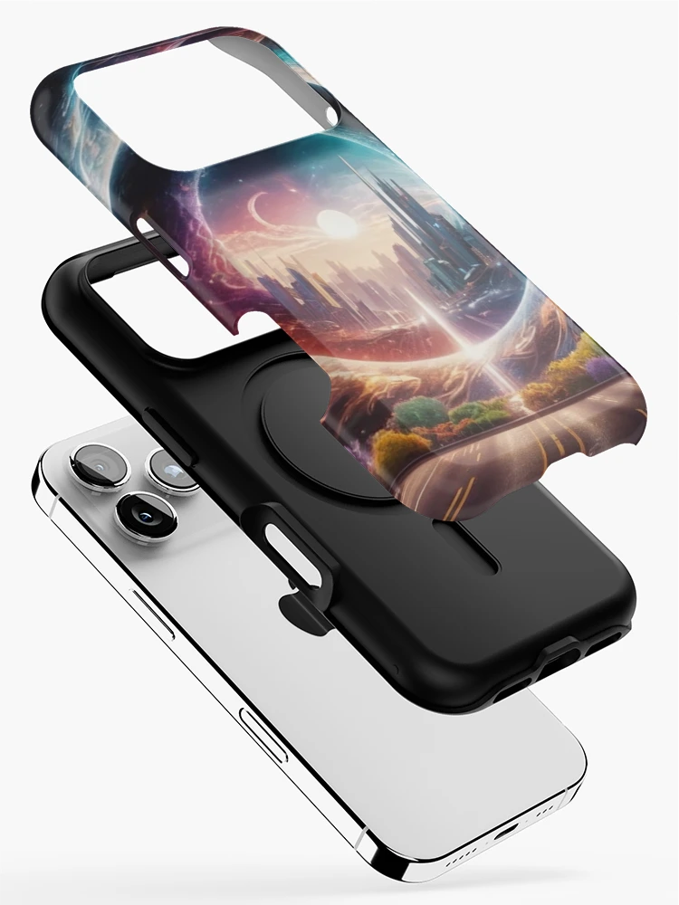 Thumbnail 2 of 4, iPhone Case, Dimensional Rift: Stargates designed and sold by eXtraHumans.